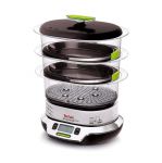 Parowar TEFAL Vitacuisine Compact VS 4003 (1800W/ srebrno- czarny/ 10l)