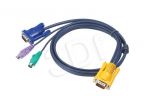 ATEN 2L-5203P Kabel HD15 - SVGA + myszPS + klawPS  3.0m