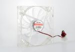 WENTYLATOR MODECOM 140x140x25mm 4 PIN MOLEX RED LED