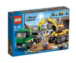 KLOCKI LEGO CITY 4203 KOPARKA Z TRANSPORTEREM