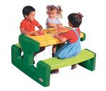 DUŻY STÓŁ PIKNIKOWY ZIELONY LITTLE TIKES 466A