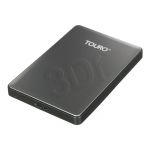 HDD HGST (Hitachi) Touro S GRAY 1TB 2,5\ 7200rpm USB 3.0, backup soft, metal