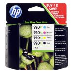 HP Tusz HP920XL=C2N92AE, Zestaw CMYBk, CD972AE+CD973AE+CD974AE+CD975AE