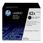 HP Toner HP42Xx2=Q5942XD, Zestaw 2xBk, 2xQ5942X