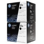 HP Toner HP51Xx2=Q7551XD, Zestaw 2xBk, 2xQ7551X