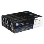 HP Toner HP305A=CF370AM, Zestaw CMY, CE411A+CE413A+CE412A