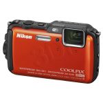 APARAT NIKON COOLPIX AW120 POMARAŃCZOWY