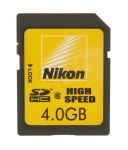 Nikon 4GB SDHC High Speed (bulk)