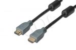 DIGITUS Kabel HDMI 3D Eth.GOLD 1.4 A/M-A/M 1m