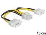 DELOCK KABEL ZASILAJĄCY 8 PIN EPS -> 2X 4PIN MOLEX