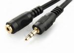 KABEL STEREO MINIJACK - PRZEDŁUŻACZ 5M GOLD