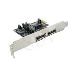 KONTROLER PCI-E eSATA II x2 + SATA II x2