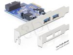 DELOCK KARTA PCI EXPRESS>2XGNIAZDO ZEWNETRZNE+2XGNIAZDO WEWNĘTRZNE USB 3.0