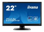 MONITOR LED IIYAMA 21,5\ E2280HS-B1 BLACK HDMI