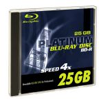 BLU-RAY BD-R PLATINUM 25GB 4x JEWEL CASE 1 SZT.