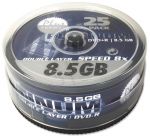 DVD+R PLATINUM 8.5GB X8 DOUBLE LAYER CAKE 25