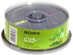 CD-R SONY 700MB/80MIN CAKE 25SZT 25CDQ80SP