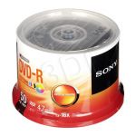 DVD-R SONY 4.7GB 16X INKJET PRINT CAKE 50SZT