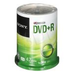 DVD+R SONY 4.7GB 16X CAKE 100SZT 100DPR47SP