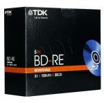 BD-RE TDK (Blu-ray) 25GB 2X JEWEL CASE 5SZT