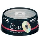 CD-R TDK 700MB/80MIN 52xSpeed (Cake 25szt)