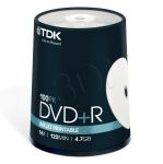 DVD+R TDK 4.7GB 16X DO NADRUKU CAKE 100SZT