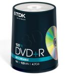 DVD+R TDK 4.7GB 16X CAKE 100SZT