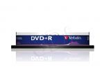 DVD+R VERBATIM AZO 4.7GB 16X Matt Silver SPINDLE 10SZT