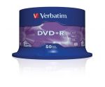 DVD+R VERBATIM AZO 4.7GB 16X Matt Silver SPINDLE 50SZT