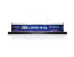 DVD+R VERBATIM Double Layer 8.5GB 8X Matt Silver SPINDLE 10SZT