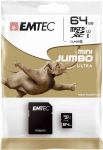 EMTEC MICRO SD 64GB CLASS 10 + ADAPTER