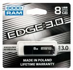 GOODRAM FLASHDRIVE 8GB USB 3.0 EDGE BLACK