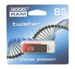 GOODDRIVE FLASHDRIVE 8192MB USB 2.0 TWISTER Red