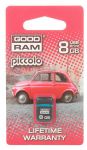 GOODRAM FLASHDRIVE 8192MB USB 2.0 PICCOLO BLACK