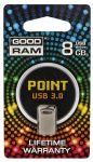 GOODRAM FLASHDRIVE 8GB USB 3.0 POINT SILVER