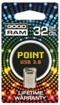 GOODRAM FLASHDRIVE 32GB USB 3.0 POINT SILVER