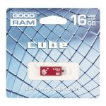 GOODRAM FLASHDRIVE 16GB USB 2.0 CUBE RED