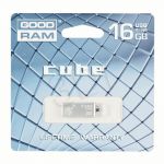 GOODRAM FLASHDRIVE 16GB USB 2.0 CUBE SILVER