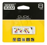 GOODRAM FLASHDRIVE 8GB USB 2.0 Cl!ck White