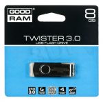 GOODRAM FLASHDRIVE 8GB USB 3.0 TWISTER Black