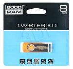 GOODRAM FLASHDRIVE 8GB USB 3.0 TWISTER Orange