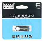 GOODRAM FLASHDRIVE 8GB USB 3.0 TWISTER White