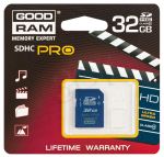 SECURE DIGITAL 32GB GOODRAM SDHC 10