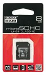 GOODRAM microSDHC  8GB class 10+adapter UHS-I