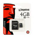 KINGSTON MICRO SD SDC4/4GB + ADAPTER