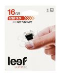 LEEF FLASH USB 3.0 SUPRA LED 16 GB CHARCOAL