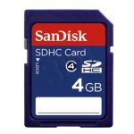 SANDISK SECURE DIGITAL SDHC 4GB