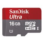 SANDISK MICRO SDHC 16GB ULTRA ANDROID + ADAPTER