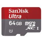 SANDISK MICRO SDXC 64GB ULTRA ANDROID + ADAPTER