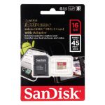 SANDISK MICRO SDHC 16GB EXTREME + ADAPTER